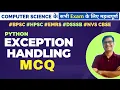 Exception Handling MCQ Python Exception Handling