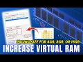 BEST Virtual Memory Paging File Size for 4GB 8GB or 16GB RAM in Windows