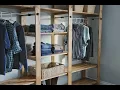 Build a Closet How to Build Industrial Style Closet - Freestanding