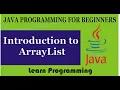 Introduction to Array List in Java Arraylist in Java Learn Programming