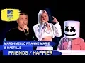 Download Lagu Marshmello Ft. Anne-Marie \u0026 Bastille - FRIENDS / HAPPIER | 2018 MTV EMA Live Performance