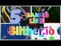 TOP 5 GAMES LIKE SLITHER IO