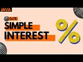Java program to calculate Simple Interest