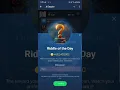 X-Empire Riddle of the day Sep 27 2024