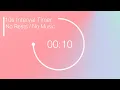 10 Second Interval Timer - Pastel Color Wheel