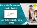 How to create Lambda in java EASY Hindi Switch Bytes