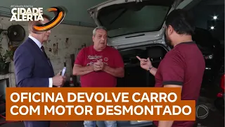 Patrulha do Consumidor: Oficina aumenta preço do conserto e devolve carro com motor desmontado