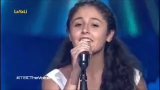 شيرين أبو سعد تختار كاظم الساهر مرحلة الصوت وبس ذا فويس كيدز 