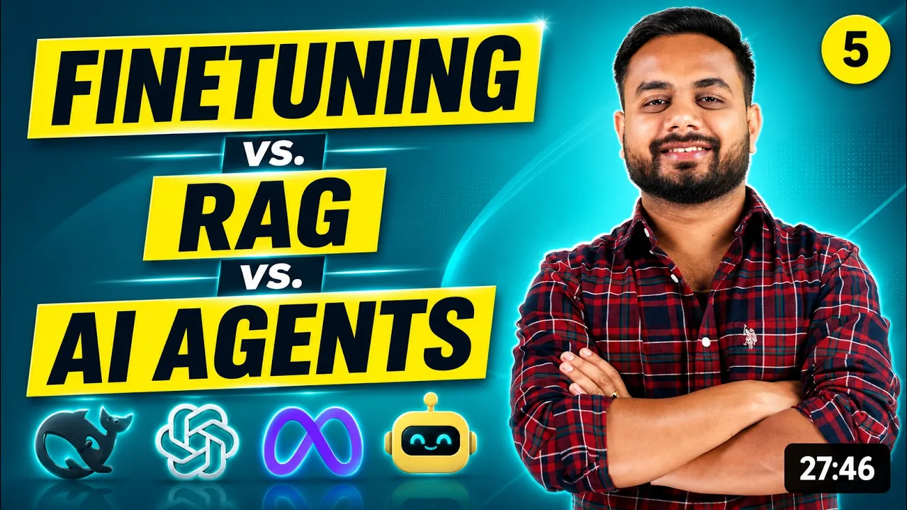 Fine-Tuning vs RAG vs AI Agents: A Comparative Analysis