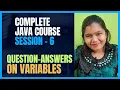 Java Full Course 6 MCQs on Variables in Java IntelliSkills