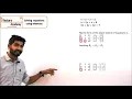 Matrices Solving linear equations by Reduction Inversion method