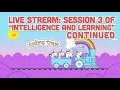 Coding Train Live 93 Session 3 of Intelligence and Learning Continued