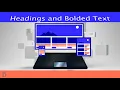 5 Four Headings and Making Text Bold - Modern Web Design with HTML5 CSS3 and JavaScript