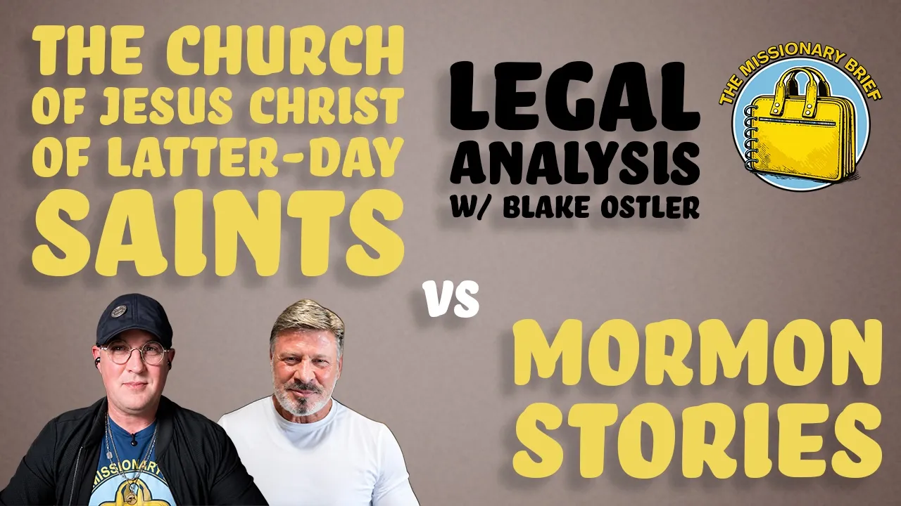 Lawsuit Analysis: Mormon Stories & The Church of Jesus Christ of Latter-day Saints - w/ Blake Ostler
