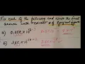 Fixing Incorrect Scientific Notation
