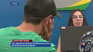 Limpe Seu Nome: CDL promove Feirão de Renegociação de Dívidas em Blumenau