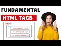 Basic tags of Html Head Title Link Style Body tags