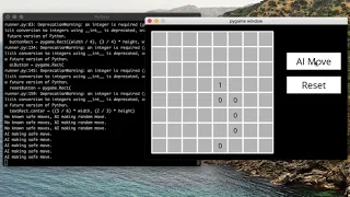 CS50 AI with Python Minesweeper Project