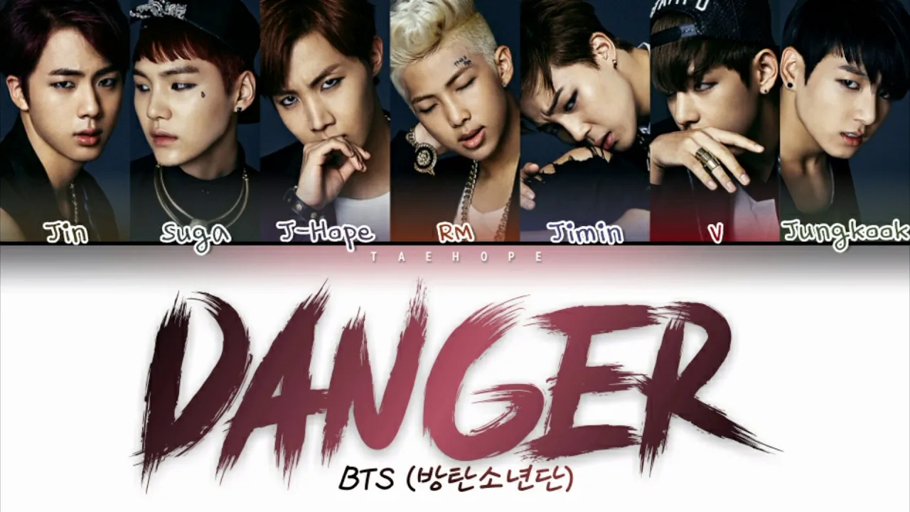 BTS (방탄소년단) - “Danger” (Color Coded Lyrics Han/Rom/Eng/작사)