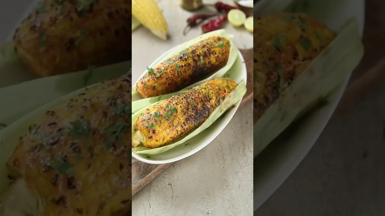 Tandoori Corn   #Shorts   Sanjeev Kapoor Khazana