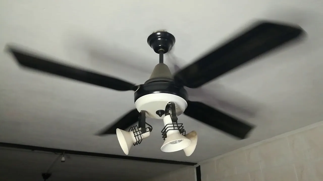 Como equilibrar un ventilador de techo sin desarmar nada