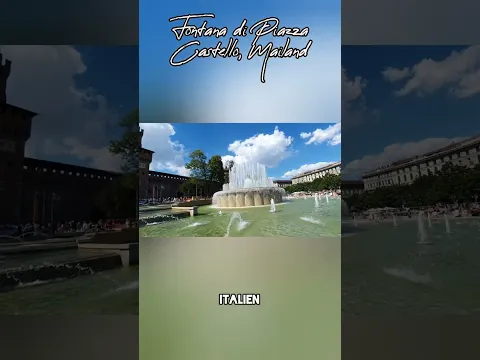 Download MP3 Fontana di Piazza Castello, Mailand, Italien