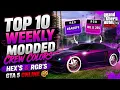 Top 10 Weekly Modded Crew Colors HEX s RGB s GTA 5 Online