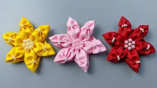 Fiz Uma Linda Flor Usando Fita n9 (Modelo Novo)