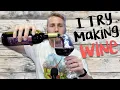 I Tried Making Wine Feat TheHomeWinemakingChannel