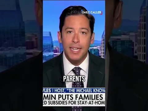 "54% of Mothers WISH They Could Stay Home With Their Kids” — Michael Knowles on Family Subsidies