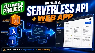 Build a Serverless REST API Web App with AWS Lambda DynamoDB API Gateway Real World Project