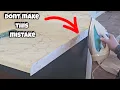 Don t Glue This How to Install a Laminate Countertop End Cap