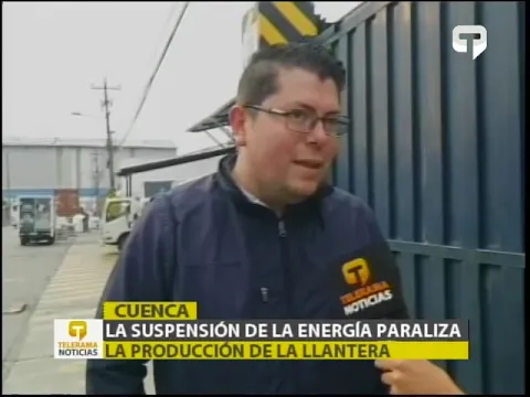 La suspensión de la energía paraliza la producción de la llantera