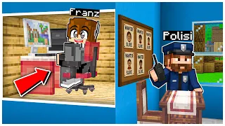 FRANZ & JOJO DIAM DIAM MEMBUAT RUANGAN GAMING DALAM KANTOR POLISI di MINECRAFT!