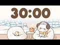 30 Minute Timer Winter lofi timer for study