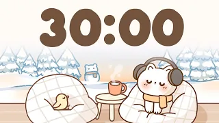 30 Minute Timer Winter lofi timer for study