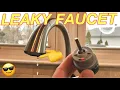 HOW TO FIX A LEAKY DELTA FAUCET - Replacing a Valve Cartridge on a Single Handle Delta Faucet Easy