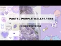 Pastel Purple Wallpapers I Found On Printrest