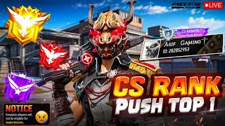 CS Rank Push To Grandmaster #1 With My Highest Win Streak Ever 🤯 | Garena Free Fire