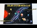 How to Make 3D Solar System with Clay Beautiful Galaxy and Nakshatra School Project