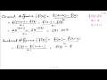 Numerical Differentiation Forward Backward and Central Difference Numerical Computation