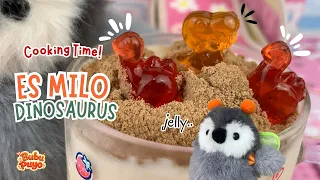 Puyo tidak mau minum susu putih, Bubu bikin Es Milo Dinosaurus | Bubu Puyo