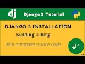 Django 3 Crash Course with API Installation and running django 3