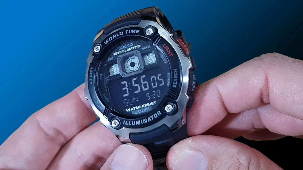 Casio AE-2000W-1BV Unboxing