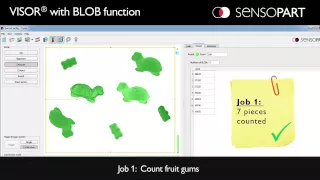 VISOR Vision sensor with BLOB function
