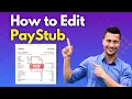 How to Edit a Pay Stub PDF Including the Online Free Method