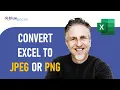 Convert Excel to JPEG or PNG Image Export Excel Chart as Image