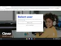 Logging into Clever Student