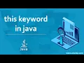 This Keyword in Java Explained OOP Concept