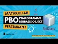 PBO Pertemuan 1 - Instalasi dan Pengenalan Java NetBeans